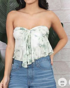 Tie-Front Tube Top - Trendy & Chic