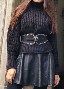 H&M Chunky Knit Turtleneck Sweater