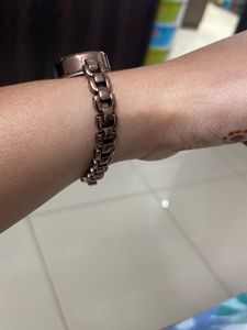 Elegant brown oval  Tone Watch