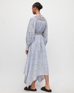 AllSaints Gen Broderie long sleeve dress