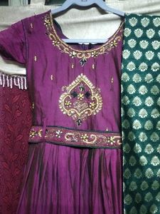 Purple &amp; Green Dress