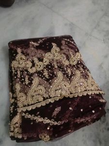 Exquisite Embroidered Lehenga Skirt with dupatta