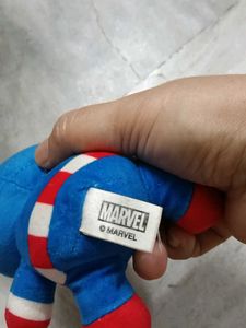 Captain America Plush Keychain Toy