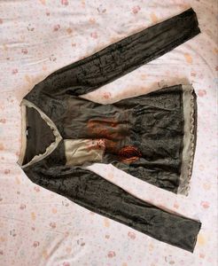 Unique Print Long Sleeve Top