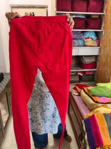 Vibrant Red Leggings