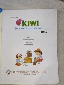 4 BOOKS- UKG/KG2- Eng, E.V.S, G.K, Hindi