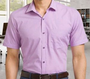 Park Avenue Mens Purple Short Sleeve Shirt💜