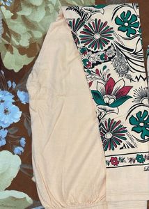 Light Peach pjami with Floral Print