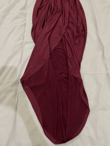 Elegant Deep V-Neck Party Dress