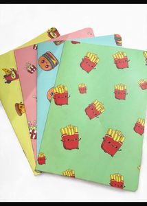 Papboo Original Set of 4 A5 Notebooks - Pizza Burg