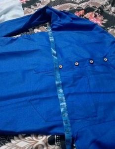 Elegant Royal Blue Kurta Set for Men