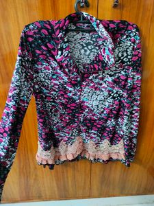 Floral Print Blouse( Top)