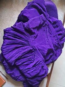 Vibrant Purple Palazzo salwar