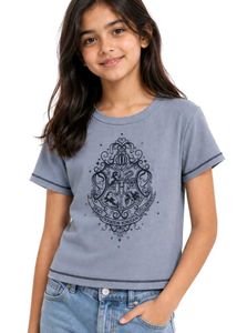 H&MGirls Graphic Slim Fit T-shirt