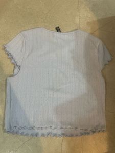 H&amp;M pointelle top