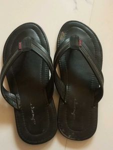 Men's Black Sport Flip Flops