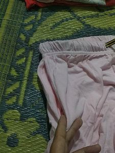 Light Pink Half Pant For Girls....