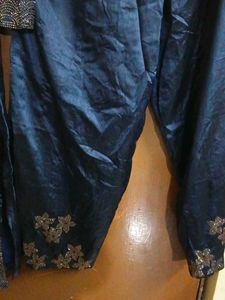 Elegant Navy Blue Kurta Set