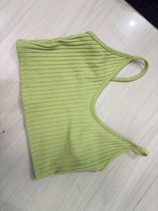 Lime Green Shein Crop Top