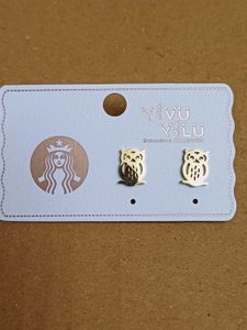 Cute Owl Stud Earrings