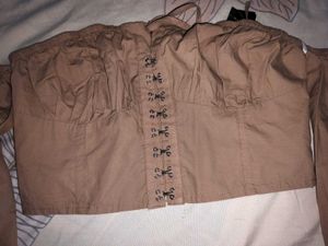 SHEIN Beige Cargo top