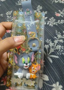 Tom And Jerry themed bag charm