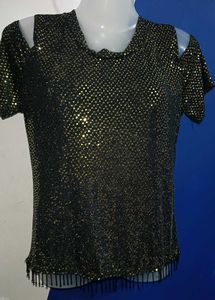 Rhinestone Embedded Beautiful Top