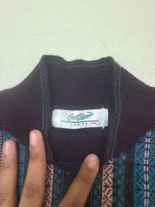 Crocodile Y2K Knit Turtleneck Luxury Sweater