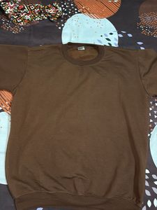 Brown Crew Neck Sweatshirt