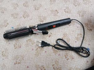 Curling Iron with Brush Attachment
