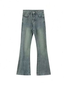Flared Denim Jeans + FREE flower clutcher 🎁