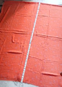 3 piece Orange unstitched suit