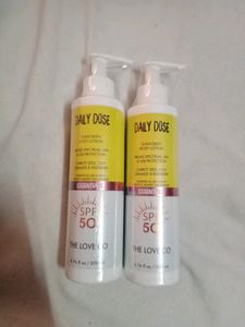 spf50 LOVEco bodylotion 2 bottle