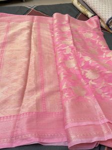 beautiful pink saree festive wear