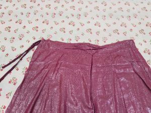 Wine Purple Saree with Blouse &amp; Shapewear