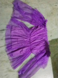 Streachable New Violet Coloured Fashion Top