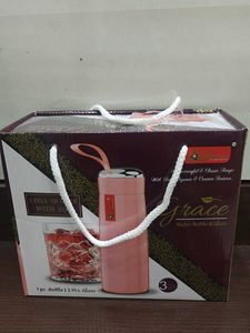 Venice Grace Bottle &amp; 2 Glasses Set