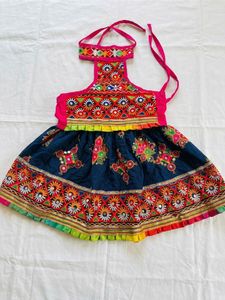 Embroidered Gujarati Chaniya Choli Top
