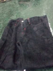 Boy Pant Fabric Velvet Black