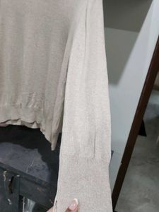Cozy Beige Knit Sweater from paris