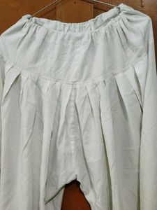 White Cotton Salwar Pants