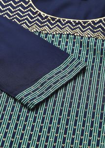 Elegant Printed Straight Kurta set