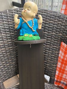 Laughing Buddha Key Hanger Wall Decor
