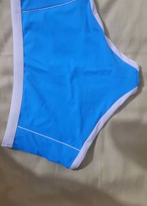 Blue &amp; White Padded Bikini Set