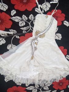 Net White Gown