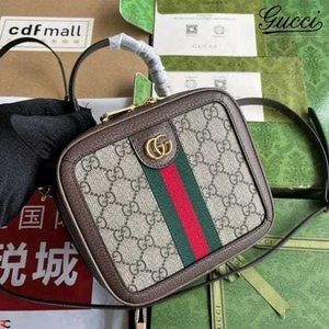 GUCCI OPHIDIA MINI TOP HANDLE BAG IN GG SUPREME CA