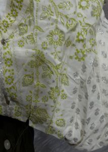 Embroidered White Kurta