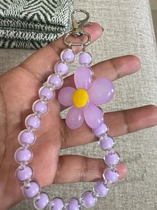 Cute Flower Beaded Keychain / Bag charm