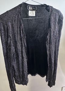 Sparkly Black Cardigan