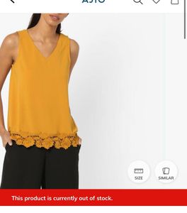 Sale Vero Moda Lace Trim Top